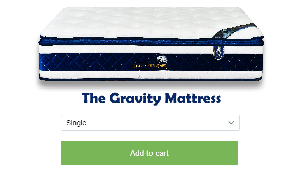 Gravity Mattress Premium Outlet